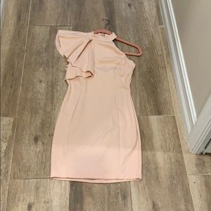 Light pink mini dress